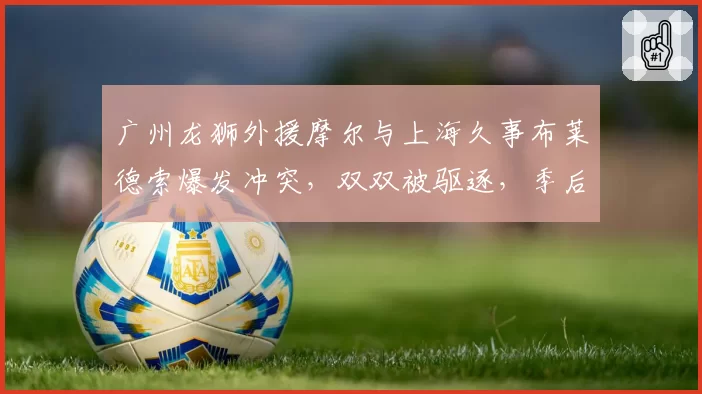 广州龙狮外援摩尔与上海久事布莱德索爆发冲突，双双被驱逐，季后赛前景蒙阴影